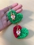 Chaveiro em crochê Fio de Malha - Natal