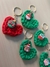 Chaveiro em crochê Fio de Malha - Natal - loja online