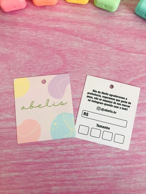 Mini tag Personalizada - comprar online