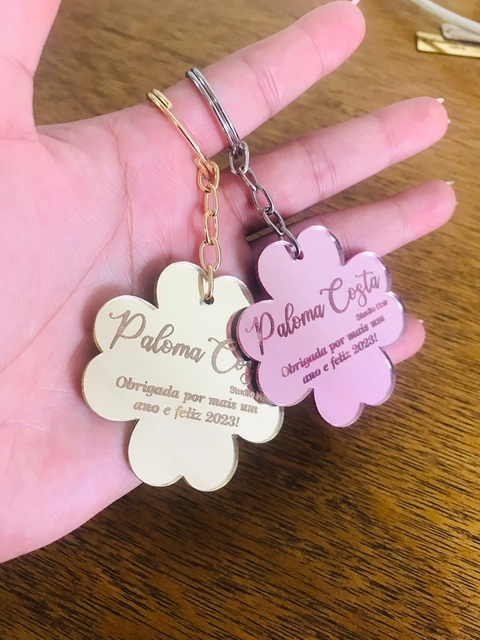 Chaveiro em acrílico