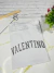 Camiseta Valentino estampa brilhante prateado