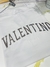 Camiseta Valentino estampa brilhante prateado - comprar online
