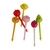 Mini garfos palitos lanches infantis - TEMA: FRUTAS - 06pçs - loja online