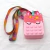 Bolsa de Ombro Pop It para Menina, Mochila Infantil De Silicone Unicórnio - comprar online