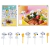 Jogo Garfinho Infantil Petisco Para Frutas Palitinho 52pçs - PROMOGALAX