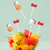 Jogo Garfinho Petisco Para Frutas Palitinho 48pçs Infantil - PROMOGALAX