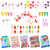 BACKUP- Mini Garfinhos Infantil Frutas Lancheira Petisco - Kit 40pçs