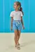 Conjunto de Blusa em Malha Power e Shorts em Linho Santorine - Kukiê - 95870