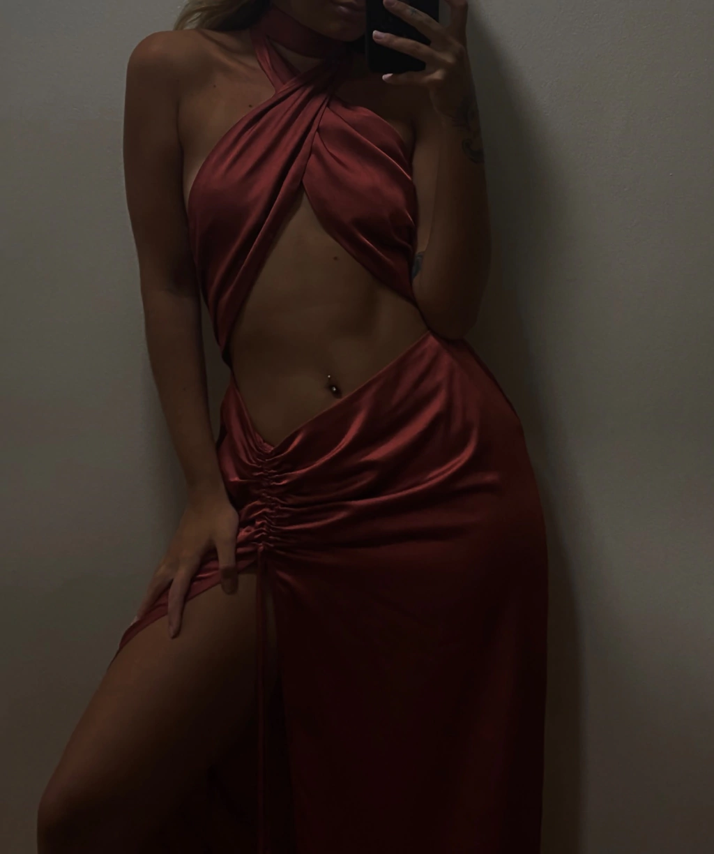 Vestido Amarração Velvet