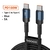 Toocki 100W USB C Para Tipo C Cabo PD Carregamento Rápido Cabo de Dados Cabo de Dados Para Macbook Huawei Xiaomi POCO Samsung Cabo USB-C 3M