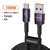 Imagem do Toocki 100W USB C Para Tipo C Cabo PD Carregamento Rápido Cabo de Dados Cabo de Dados Para Macbook Huawei Xiaomi POCO Samsung Cabo USB-C 3M