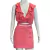 CONJUNTO ROSA CHICLETE SAIA E CROPPED, TAM M