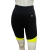 SHORTS PRETO DETALHE NEON, TAM P