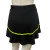 SHORTS SAIA PRETO DETALHE NEON, TAM M - comprar online