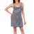 VESTIDO LISTRADO AZUL E OFF WHITE, TAM P