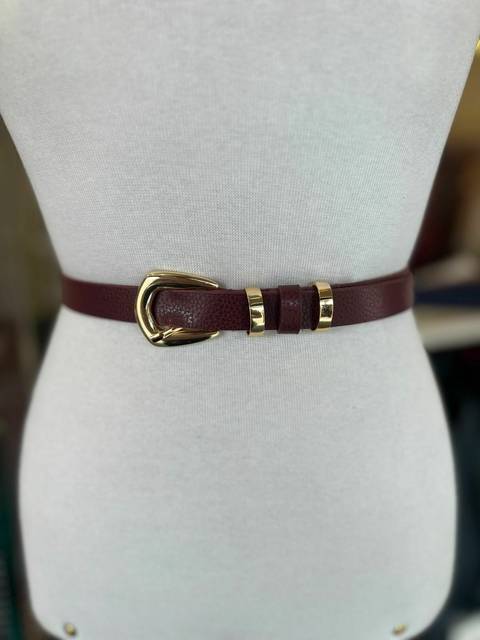 Cinto de Couro Vinho - comprar online
