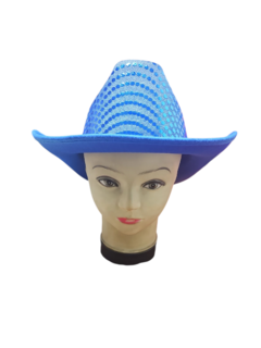 Sombrero cowboy con lentejuelas - comprar online