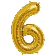 Globos número dorado (32") en internet