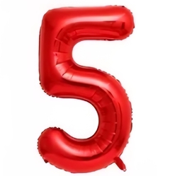 Globos número rojo (32") - comprar online