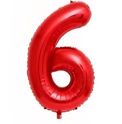 Globos número rojo (32") en internet