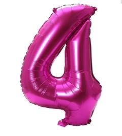 Globos numero fucsia (32")