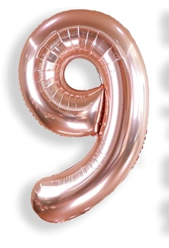 Imagen de Globos número Gold rose (32")