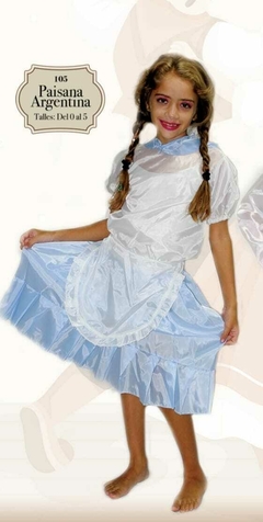 Disfraz de paisana Argentina - comprar online