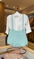 CONJUNTO SHORTS COM SUSPENSÓRIO E CAMISA MINI LORD'