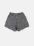 Shorts tweed preto animê
