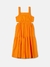 VESTIDO MALHA LARANJA ANIMÊ na internet