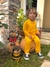 Macacão polo manga longa Dudes 18034 Amarelo