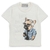Camiseta infantil menino rock bulldog Dame dos
