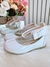 SAPATINHO BRANCO COM TIRAS EM STRASS BATIZADO - comprar online