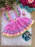 Romper/Vestido Princesa Circo -Doces -Doceria - Candy Rosa