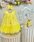 VESTIDO AMARELO EM TULE COM APLIQUE DE BORBOLETA na internet