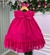 VESTIDO PINK EM TULE COM APLIQUE DE BORBOLETA - comprar online