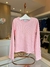 BLUSA MANGA LONGA CANELADA COM STRASS MOMI