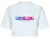 BABYLOOK CROPPED 3D DEGRADÊ WHITE