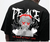 CAMISETA OVERS ANGEL PEACE PRETA - comprar online