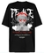 CAMISETA OVERS ANGEL PEACE PRETA