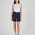 BERMUDA JEANS MIDI CINTURA INTERMEDIÁRIA COM RECORTES SCALON