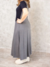 Vestido Longo com Recortes Assimétricos
