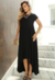 Vestido Feminino Recorte Frontal