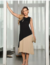 Vestido Midi Regata com Recorte