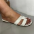 Rasteira Classíca Becca em X Off White - comprar online