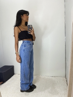 WIDE LEG ESCURA RISCOS