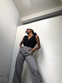 Pantalona Emme Alfaiataria Cinza - Marilu