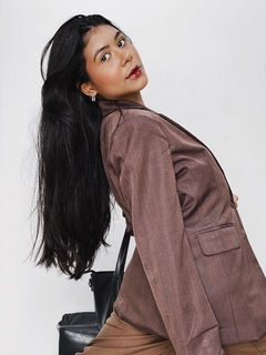 Blazer Mellie Marrom - loja online