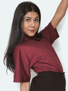TSHIRT GOLA ALTA BORDO