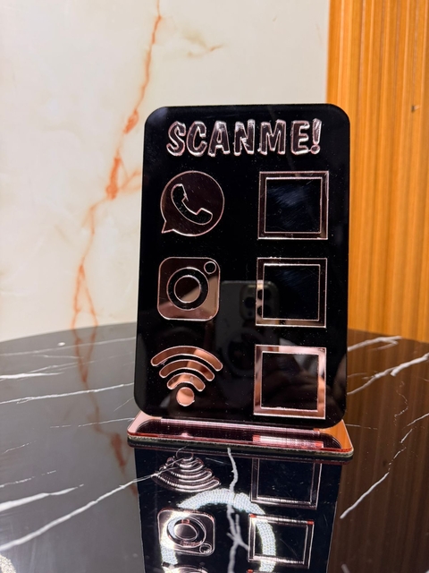 Porta QR (3 accesos) - comprar online